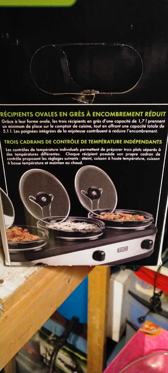 Mijoteuses, cocotte, réchaud, buffet dans Vaisselle et articles de cuisine  à Laval/Rive Nord - Image 3