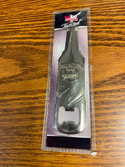 Brand New Vintage SMIRNOFF TWISTED Metal Beer Bottle Opener