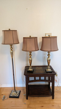 Three piece Lamp Set