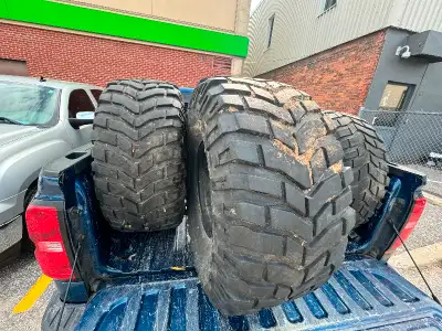 36x15.50xR15LT Mickey Thompson BAJA CLAW Radial Tires. Good Condition. Amazing mud and snow tire. Ca...