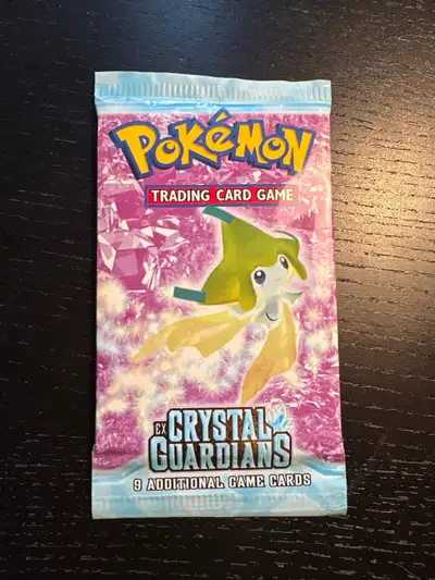 Pokémon TCG EX Crystal Guardians Booster Pack Jirachi Art, View more