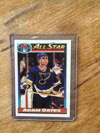 Adam Oates Card from Topps 1991