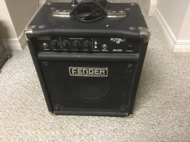Fender Rumble 15 bass amp. in Guitars in Norfolk County - Image 4