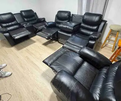New 3 piece Manual recliner set - Packed box, View more