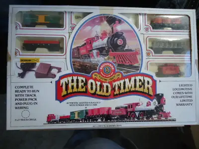 Bachmann H.O. Scale Electric Train Set "The Old Timer"