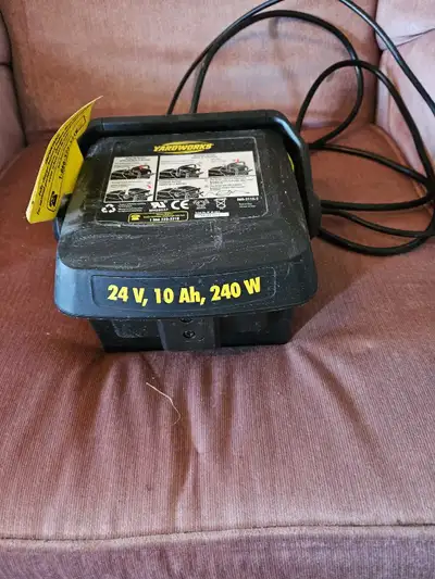Yardworks Battery Charger, View more