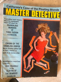 Vintage True Crime + True Police + Master Detective ++ Magazines