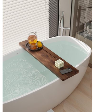 Wooden Bathtub Tray Bathtub Caddy - Walnut, View more
