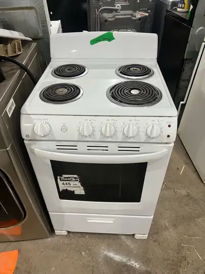 like new ge apartment size electric stove range oven , View more