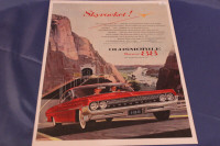1961 Oldsmobile Red Super 88 2 Door Original Ad