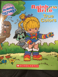 Rainbow Brite- True Colors;magic sliding story book