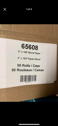 Bond paper rolls 