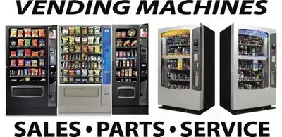 We have Pop Machines, Snack Machines, and Coffee Machines for sale I offer repair services for all t...