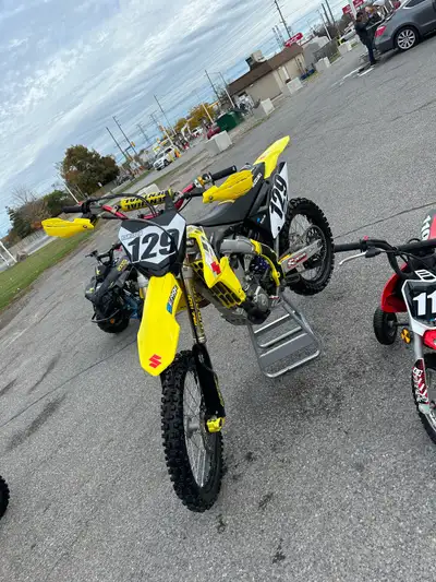2013 RMZ450 Ricky Carmichael edition Recently rebuilt Full FMF header back race exhaust Newer tires/...