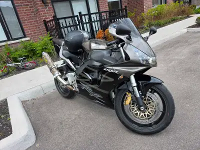 In case you're not familiar with the CBR 954: * It's a liter bike, but it's the size of a 600cc. * I...