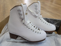 Figure Skates (Kids) - Size 1.5, White, Excel by Jackson