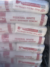 Federal white Masonary Cement