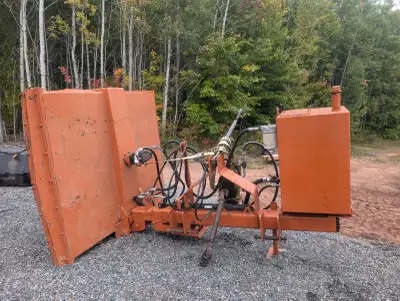 Rhino hydraulic side cutter. Five feet wide. New blades. $6900 HLA bigarm front mounted hoe. Five fo...