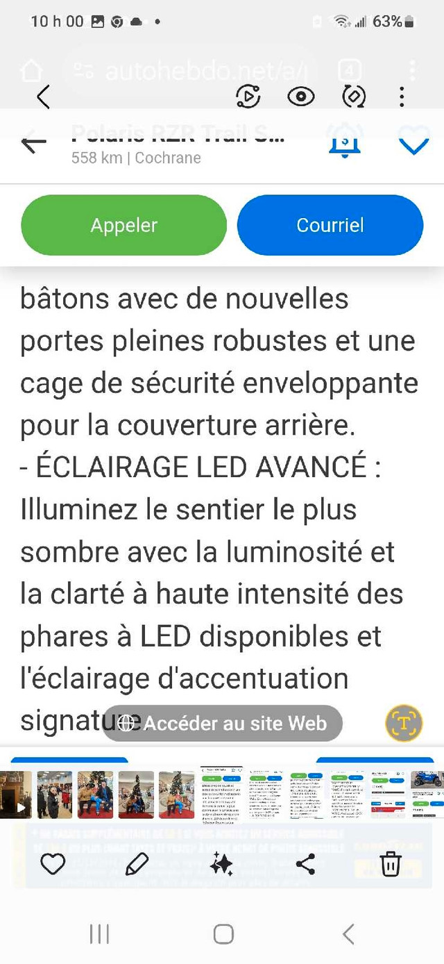 Polaris RZR 2023 dans Véhicules tout-terrain (VTT)  à Trois-Rivières - Image 3