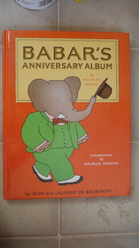 Babar's Anniversary album - hardcover book