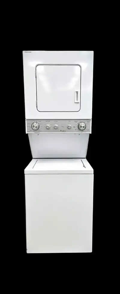 FREE DELIVERY!! Whirlpool 24" Stackable washer & dryer $950, View more