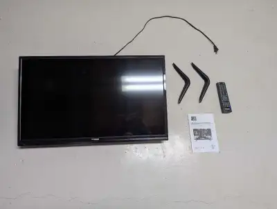 RCA Technicolor TV and articulating wall mount.