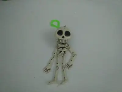 works great. model party toy kids. pull string and his mouth chitters