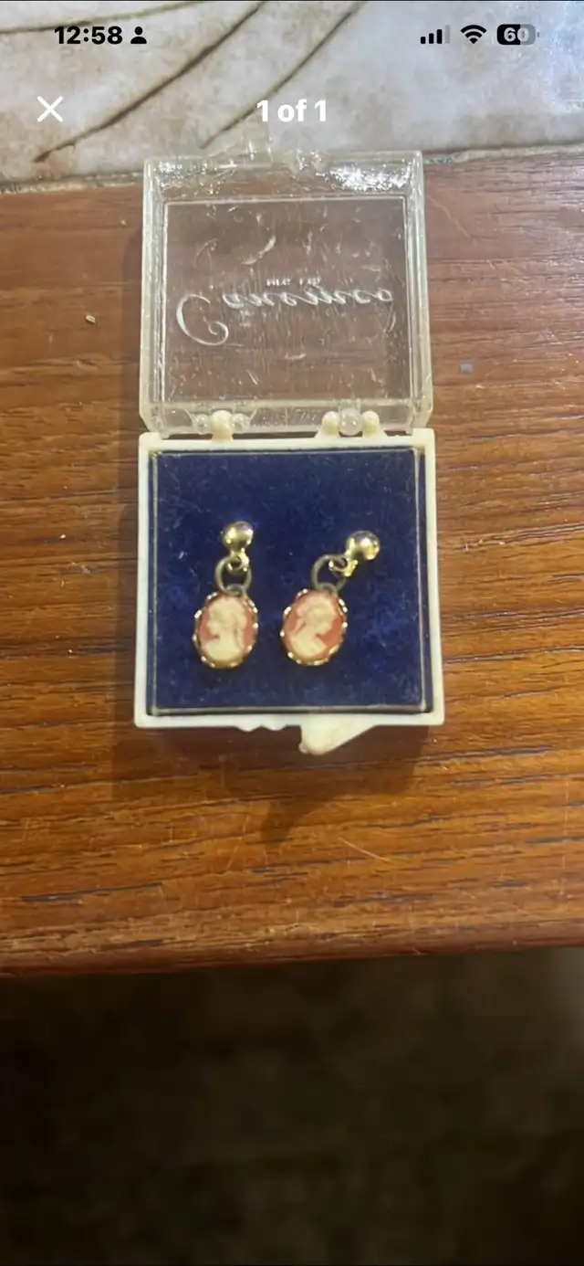 Cameo Earrings