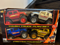 Brand New Tough Truck Playset - 4 Truck Pack - Toyota FJ Cruiser