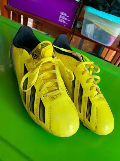 For Sale: Adidas Yellow Soccer Shoes, View more
