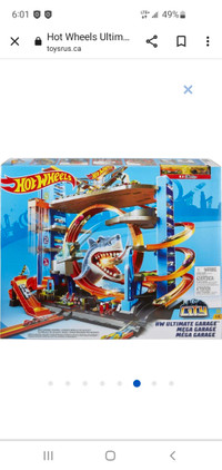 Hot Wheels City Ultimate Garage with Shark Attack Playset
