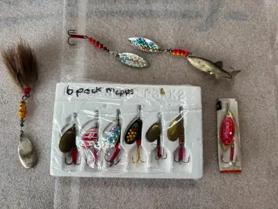 Fishing - MEPPS spinners lot, View more
