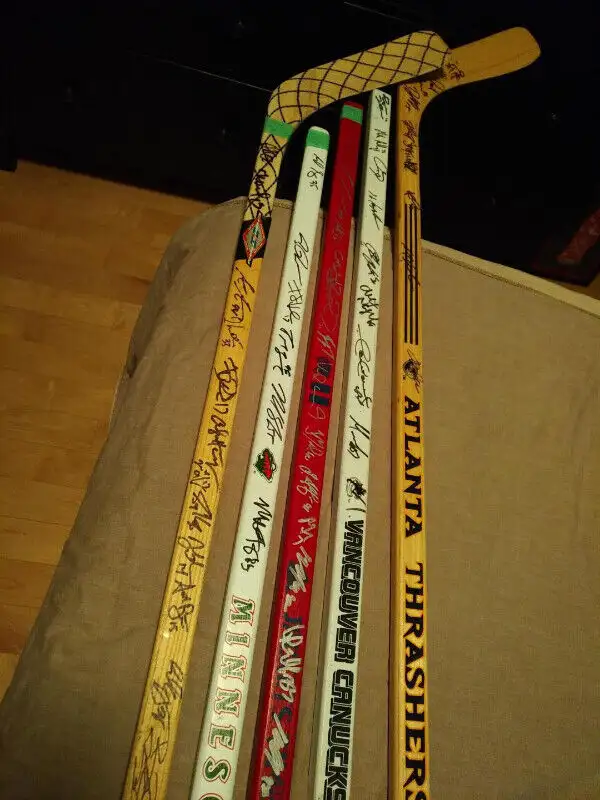 Leafs Game Used Hockey Stick Phaneuf  or NFL Football Signed in Arts & Collectibles in City of Toronto - Image 8