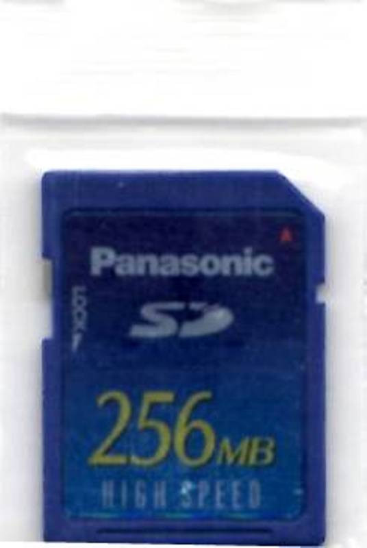 PANASONIC / CARTE SD / secure digital / 256 MB / neuf / 1x / dans Autre  à Ville de Québec