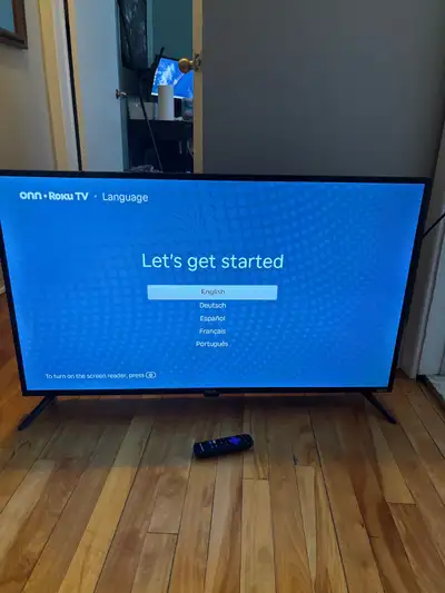 Onn Roku 43” FHD 1080p Smart TV, View more