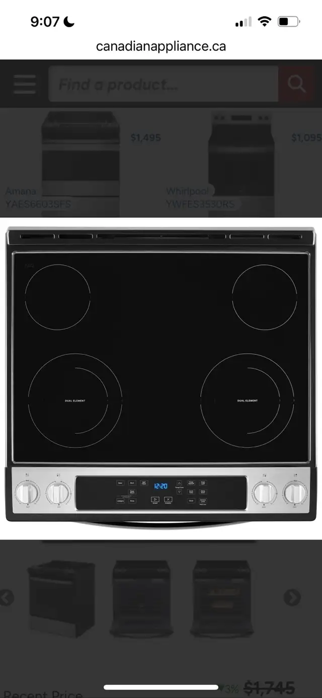 Whirlpool Range628632707980821214