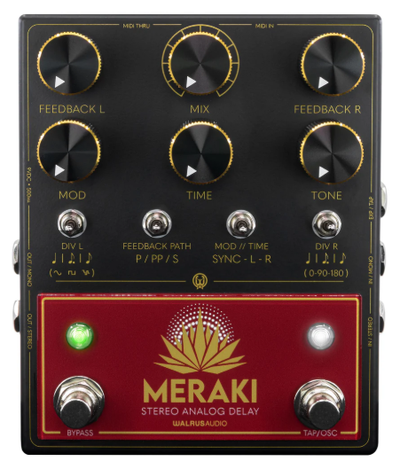 Walrus Audio Meraki Analog Stereo Delay, View more
