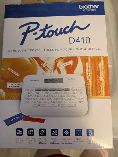 Brother label maker and tapes , View more