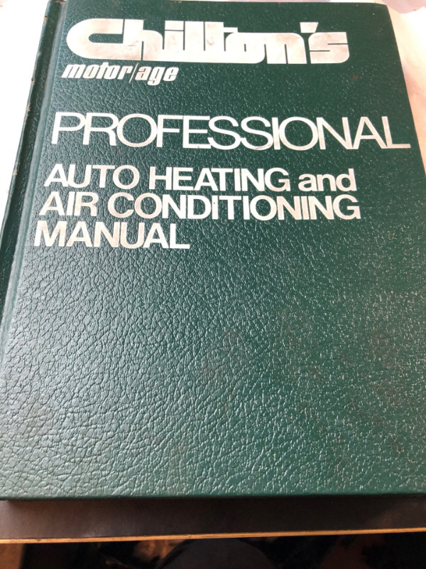 VINTAGE CHILTON 1970-1979 HEAT AND AIR CONDITIONING MANUAL #M075 in Textbooks in Edmonton