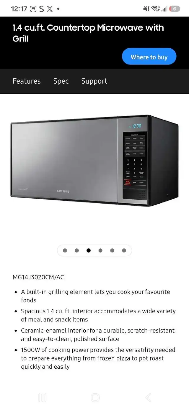Samsung Microwave 584199983313735683