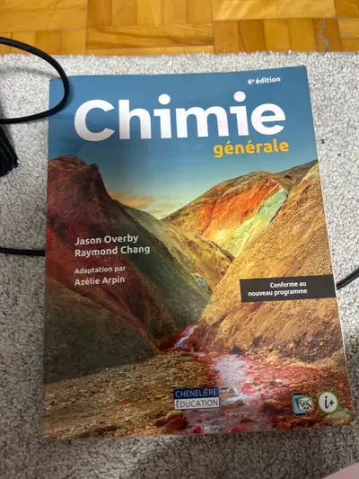 Chimie générale, 6ème édition,, View more