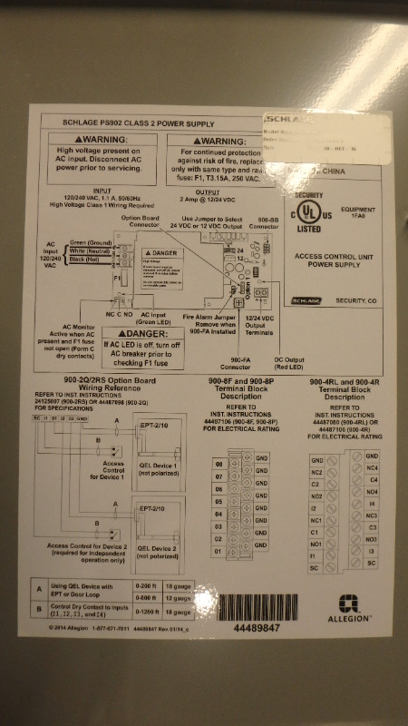 Schlage alarm power supply in Other Business & Industrial in Winnipeg - Image 2