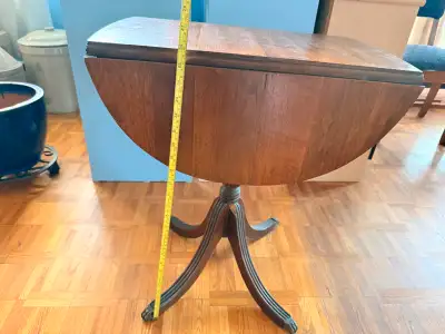 TABLE - Wood; Extensions; Drawers; Brass Feet, View more