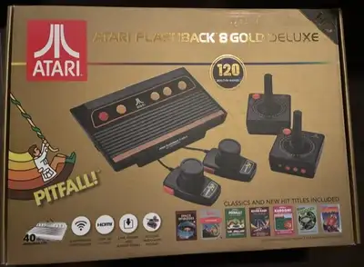 Brand New Atari Flashback 8 Gold Deluxe,40th anniversary-$125, View more