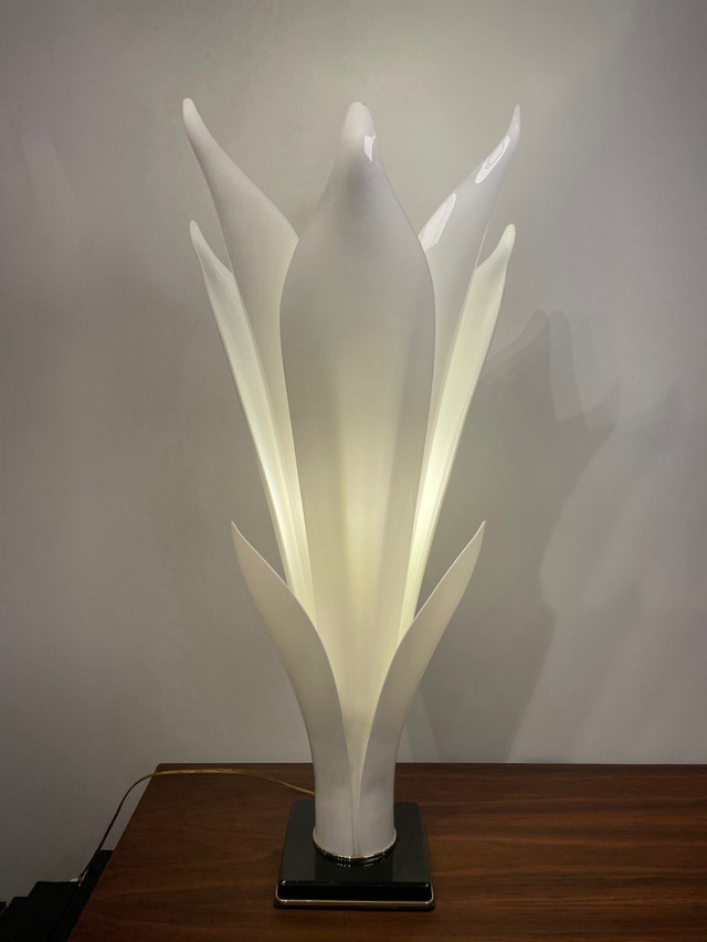 Rougier , lampe fleur 36’’ original dans Art et objets de collection  à Laval/Rive Nord