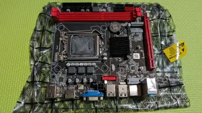 Desktop Computer Motherboard, ATX B75A LGA1155 DDR3 Motherboard, I3 I5 I7 Processor, PCIe 16X, 100M...