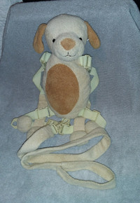 Plush Puppy Dog 2in1 Backpack Toddler Saftey Harness Leash