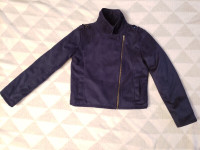 Girls  Size XL-14 Blue Faux Suede Jacket $15 (Lot 1Z)