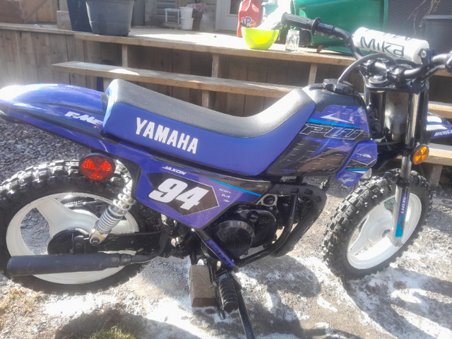 Amazing pw50 for sale ! Bought brand new in 2016 in Dirt Bikes & Motocross in Oshawa / Durham Region - Image 4