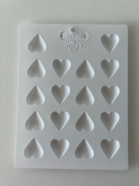Chocolate molds plastic. Hearts.
